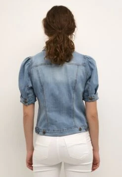 Culture Cubriana Ss - Overhemdblouse - Light Blue Wash -Modekleding Winkel caf30724fb854ba4a25318fdc837a63a